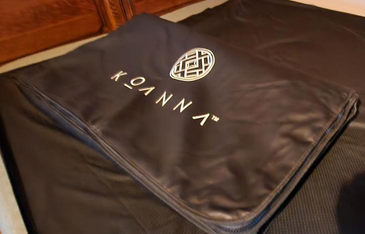 Koanna infrarood saunadeken, Sport en Fitness, Sauna, Zo goed als nieuw, Complete sauna, Infrarood, Ophalen