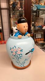 Blauw lotus vaas Pixi herge kuifje /tintin, Ophalen of Verzenden, Gebruikt
