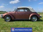 Volkswagen Kever Champagne Ed. cabriolet | Route 66 Auctions, Auto's, Lederen bekleding, Bruin, Volkswagen, Leder