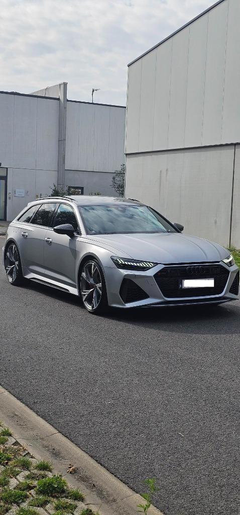 Audi RS6 Avant - Keramisch - LICHTE VRACHT - PPF - 830 PK, Auto's, Audi, Bedrijf, RS6, 360° camera, 4x4, ABS, Achteruitrijcamera