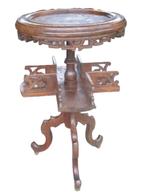 Zeer oude oosterse bijzettafel ,boekenmolen ?, Antiek en Kunst, Ophalen