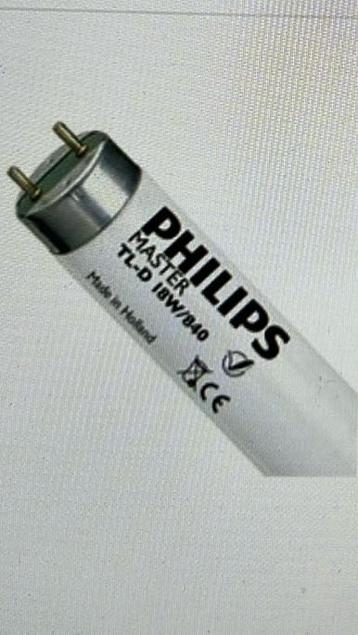 10x Philips TL-D super G13 + starters
