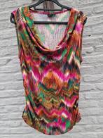 Kleurrijk shirt Top zonder mouwen rekstof mtXl zie ook ander, Kleding | Dames, Topjes, Ophalen, Overige kleuren, Maat 42/44 (L)