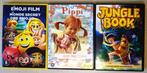 3 DVD's : Pippi Langkous, Emoji film, Jungle Book, Alle leeftijden, Ophalen of Verzenden, Avontuur, Film