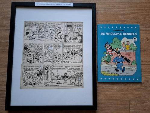Willy vandersteen 1949 originele pagina De vrolijke bengels, Boeken, Stripverhalen, Zo goed als nieuw, Ophalen of Verzenden