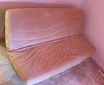 zetelbed/slaapbank, Huis en Inrichting, Slaapkamer | Slaapbanken, Ophalen, Beige, Tweepersoons, 190 cm of minder