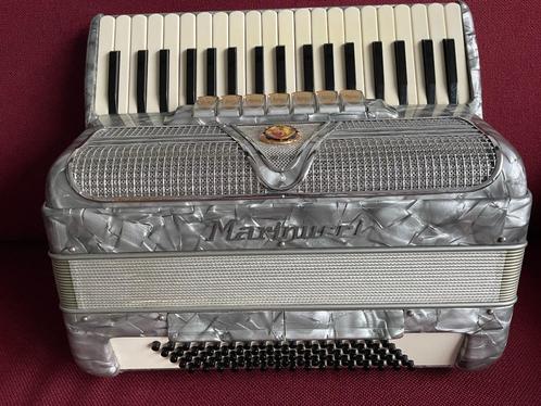 Fijne italiaanse Marinucci accordeon .80bas .3korig .Musette, Muziek en Instrumenten, Accordeons, Gebruikt, Toetsaccordeon, 80-bas