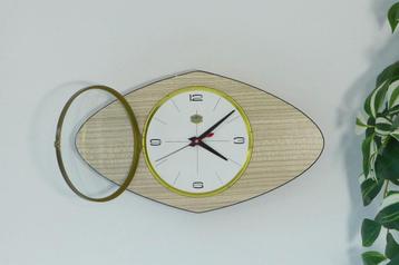 Zeldzame Vintage Klok Jaren 50 60 70 Space Age Carrez France beschikbaar voor biedingen