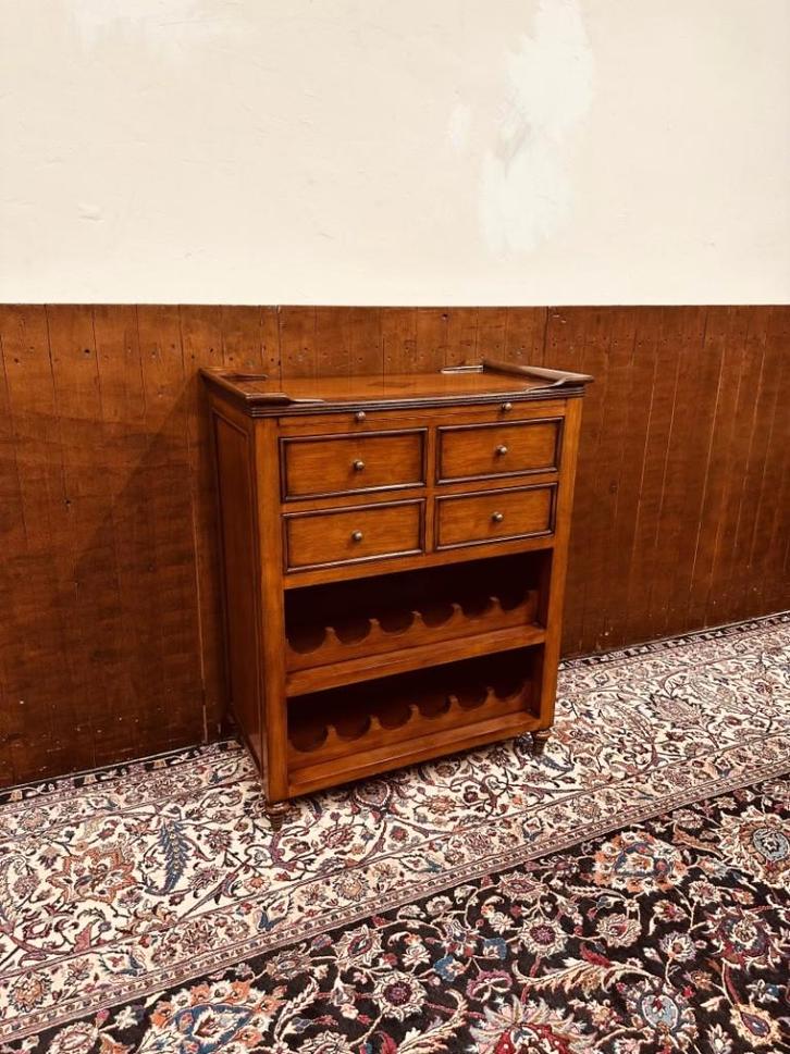 Klassiek Engelse Wijnrek Wijnkast, Antiek en Kunst, Antiek | Kantoor en Zakelijk, Ophalen of Verzenden