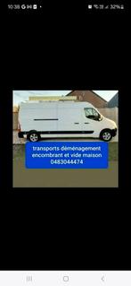 Transport déménagement et amcombrant  vide maison 0483044474