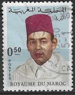 Marokko 1968 - Yvert 543 - Koning Hassan II - 40 c (ST), Timbres & Monnaies, Timbres | Afrique, Maroc, Affranchi, Envoi