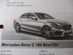 Mercedes bleu tec 180 cd, 5 places, Cuir, Berline, Automatique