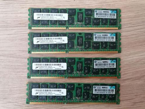 Mémoire 64GB 2RX4 PC3L-10600R-9 KIT (4 *16Gb pour 50€), Computers en Software, RAM geheugen, Refurbished, Server, 16 GB, DDR3