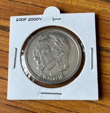 ALBERT II - 200 FRANCS 2000 néerlandais - Argent, Enlèvement ou Envoi, Argent, Argent