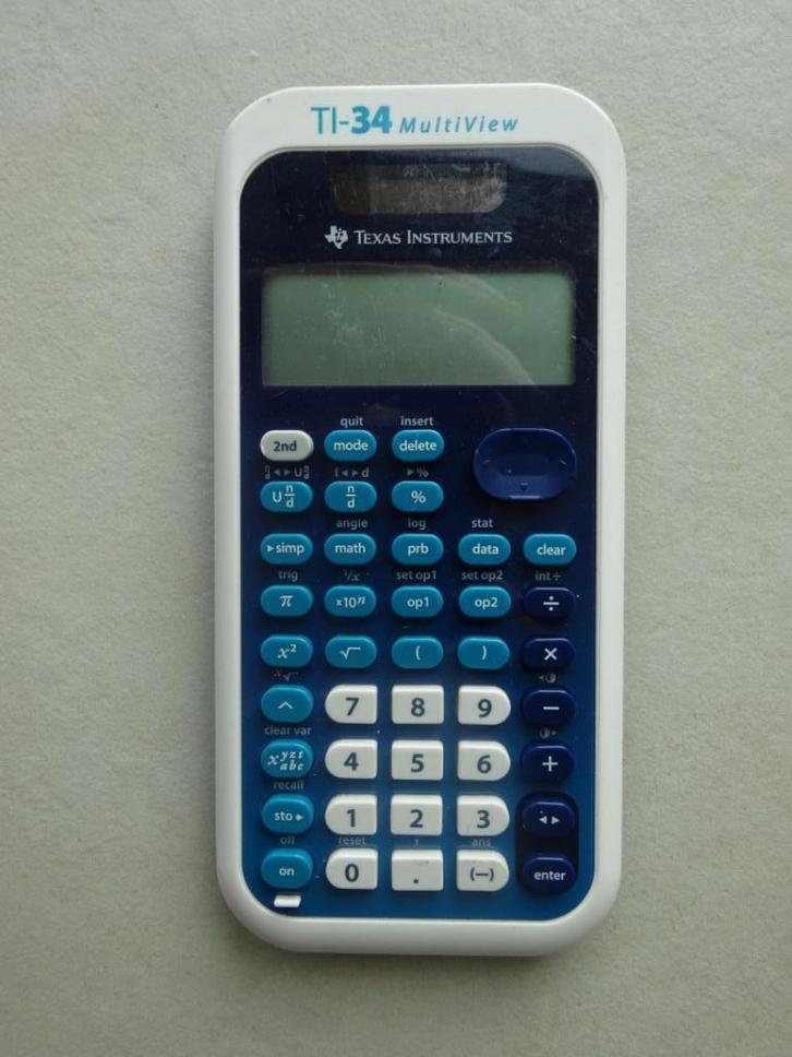 Rekenmachine Texas Instruments TI-34 MultiView, Diversen, Rekenmachines, Zo goed als nieuw, Ophalen