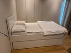 Bopita bed (twijfelaar), Ophalen, Gebruikt, Wit, Twijfelaar