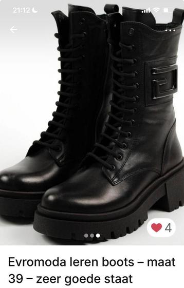 Botten schoenen  Evromoda boots maat 39 beschikbaar voor biedingen