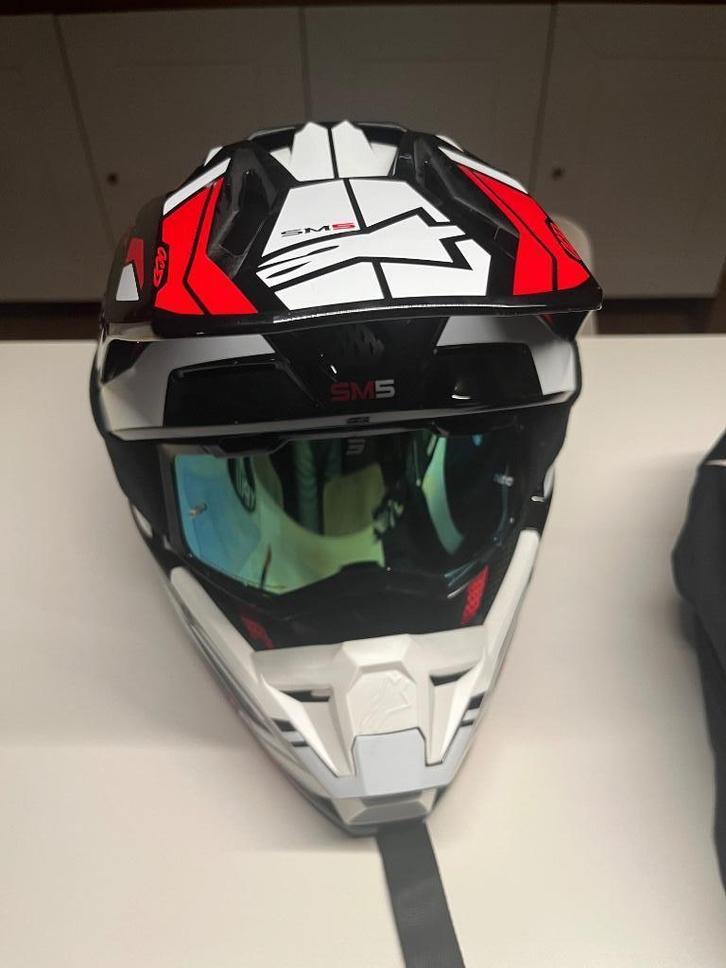 Helm, Fietsen en Brommers, Brommerhelmen, Zo goed als nieuw, Medium, Ophalen