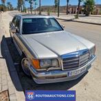 Mercedes-Benz 500 SEL AMG | 1985 | Route 66 Auctions, Auto's, Lederen bekleding, 4 deurs, Zwart, Bedrijf