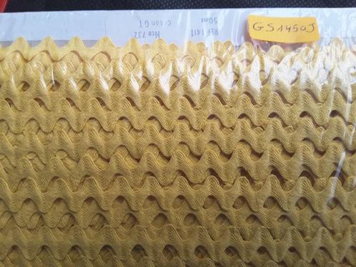 14 mm zigzag serpentijnlint geel katoen gt GS1450J, Hobby en Vrije tijd, Naaien en Fournituren, Nieuw, Ophalen of Verzenden
