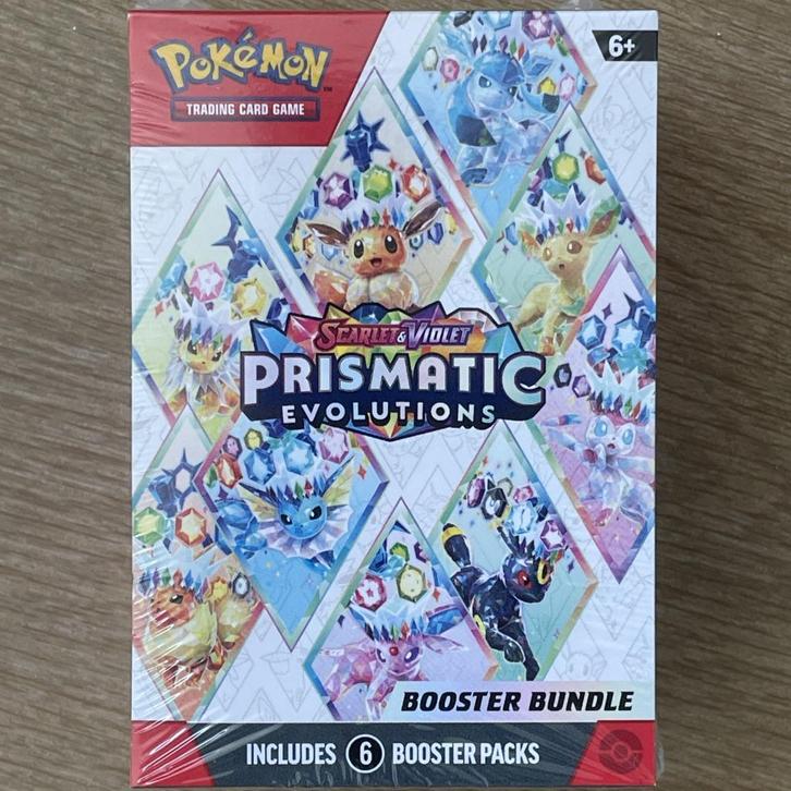 Pokémon TCG Prismatic Evolutions Booster Bundle, Hobby en Vrije tijd, Verzamelkaartspellen | Pokémon, Booster, Verzenden