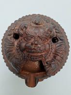 Antieke aardewerk olielamp Foo dog/ Egyptian god Bes, Antiek en Kunst, Ophalen of Verzenden