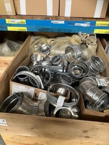 682. Hulpstukken aluminium luchtkanalen beschikbaar voor biedingen