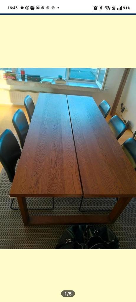 Eettafel, Huis en Inrichting, Tafels | Eettafels, Zo goed als nieuw, Ophalen