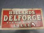 Billards delforge ..jaren 50  ..lille, Ophalen of Verzenden, Gebruikt