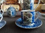 Chinees koffieserviesje blauw perfekte staat, Huis en Inrichting, Keuken | Servies, Ophalen