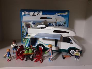 Super forfait vacances Playmobil : maison, camping-car et pi