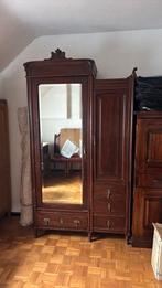 Art Deco kast met spiegel, Antiek en Kunst, Antiek | Meubels | Kasten, Ophalen