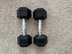 Set van 2 VirtuFit Hexa Dumbbells (halters) – 7 kg per stuk, Sport en Fitness, Fitnessmaterialen, Ophalen, Zo goed als nieuw, Benen