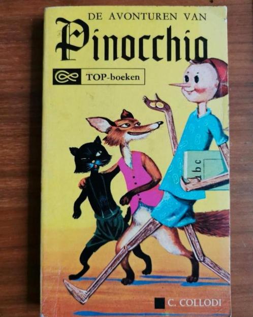 De avonturen van Pinocchio, C. Collodi, 1966, Antiquités & Art, Antiquités | Livres & Manuscrits, Enlèvement ou Envoi