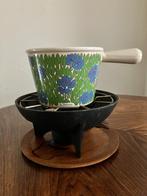 Service à fondue Le Creuset, Ophalen of Verzenden, Gebruikt, Gietijzer, Overige typen