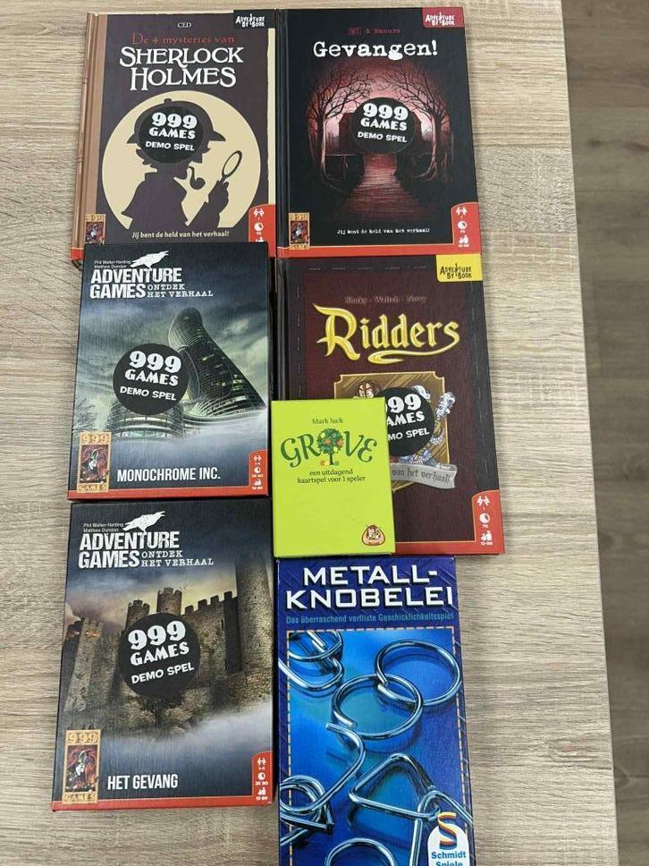 Spellenpakket 12 - SOLO, Hobby en Vrije tijd, Gezelschapsspellen | Bordspellen, Zo goed als nieuw, Ophalen of Verzenden