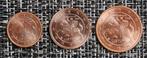 lot 1,2,5 cent Litouwen 2015 UNC, Verzenden, Overige landen, 1 cent, Setje