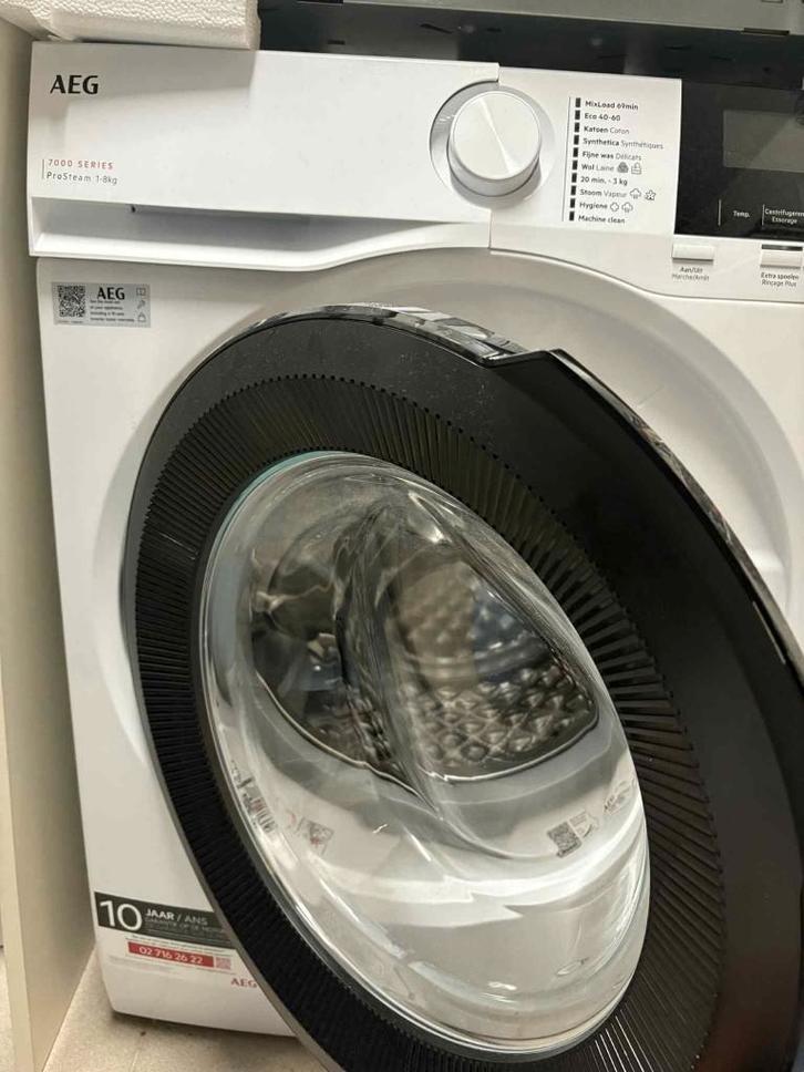 AEG  7000 ProSteam, Electroménager, Lave-linge, Utilisé, Élévateur, 6 à 8 kg, 85 à 90 cm, 1200 à 1600 tours, Classe énergétique A ou plus économe