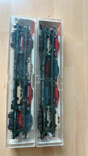 Set van 2 DB Fleischmann autotransportauto's beschikbaar voor biedingen