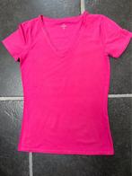 C&A : nieuw roze t-shirt diepe v-hals , mt S, Nieuw, Ophalen of Verzenden, Korte mouw, Roze