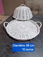 Witte rieten bel met een diameter van 38 cm, Gebruikt