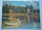 Postkaart/Carte postale Claude Monet Pont d'Argenteuil, Verzamelen, Postkaarten | Themakaarten, Ongelopen, Cultuur en Media, Verzenden