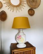 Vintage porselein lamp handgeschilderd, Ophalen