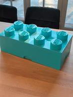 Opbergdoos van LEGO - turquoise, Kinderen en Baby's, Speelgoed | Duplo en Lego, Ophalen, Zo goed als nieuw, Lego