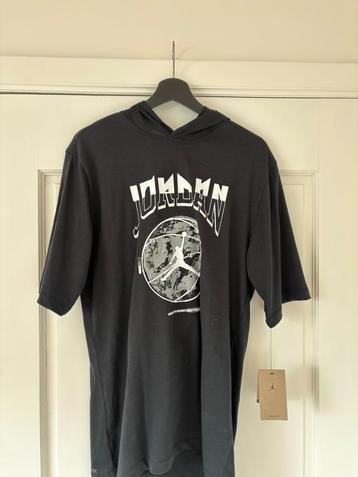 Jordan Sport Men's Hooded T-Shirt 'Black/Cool Grey' beschikbaar voor biedingen