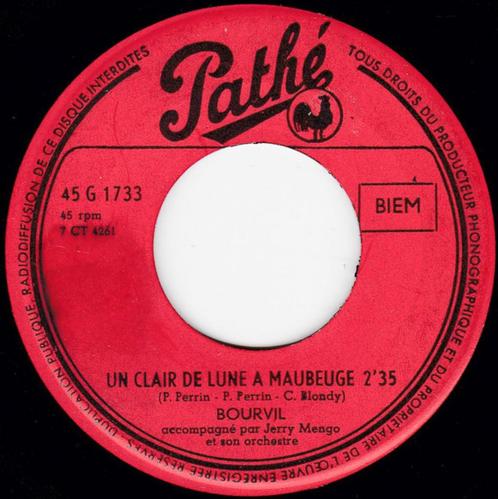 Bourvil – Un Clair De Lune A Maubeuge, Cd's en Dvd's, Vinyl Singles, Gebruikt, Single, Pop, 7 inch, Ophalen of Verzenden