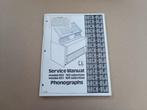 Service Manual Rock-ola 450/451 (1974) jukebox, Verzamelen, Automaten | Jukeboxen, Verzenden