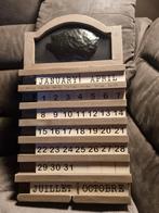 Houten kalender, Divers, Calendriers, Enlèvement, Calendrier annuel, Neuf