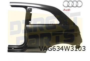 Audi A1 (6/10-11/18) zijwand Links achter (snijdeel) (3-drs. beschikbaar voor biedingen
