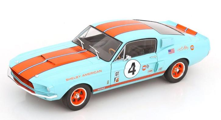 FORD Shellby Mustang GT500 Gulf - Échelle 1/18 - PRIX : 49€, Hobby en Vrije tijd, Modelauto's | 1:18, Nieuw, Auto, Solido, Ophalen